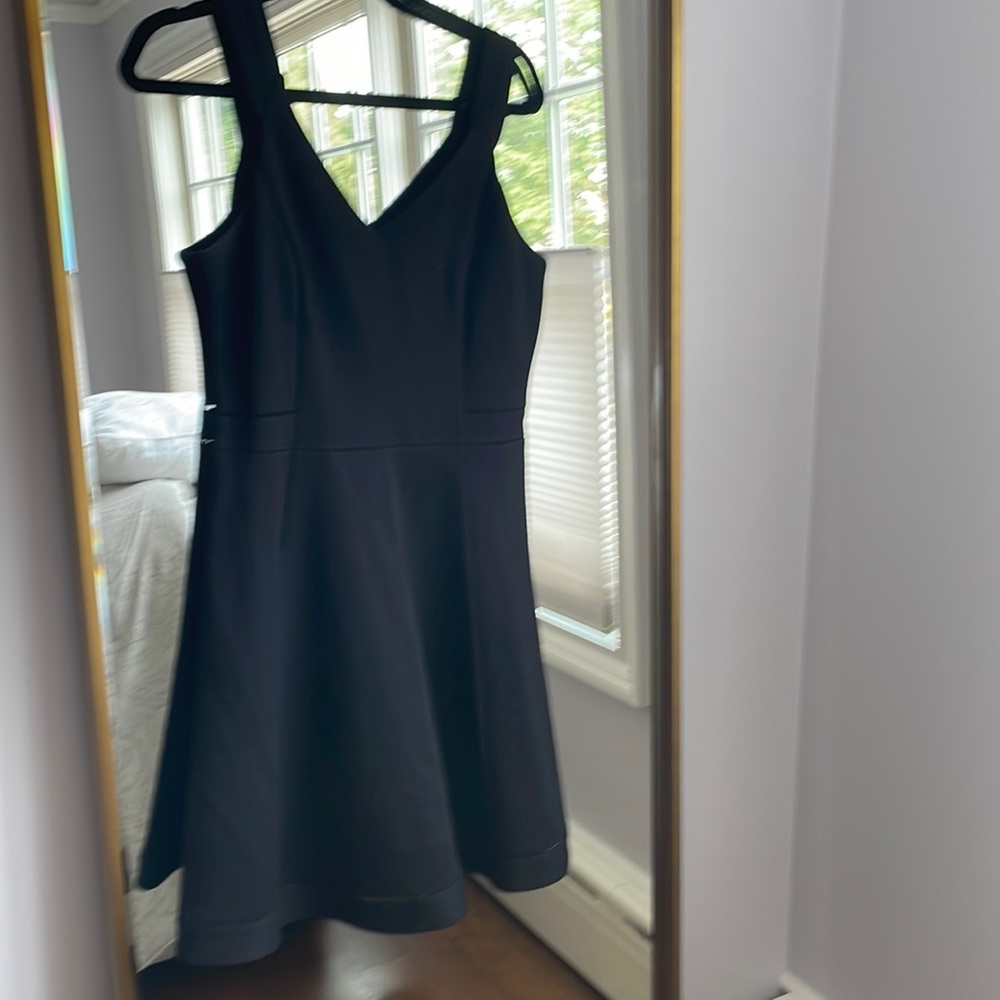 Stretch ponti knit fit and flare